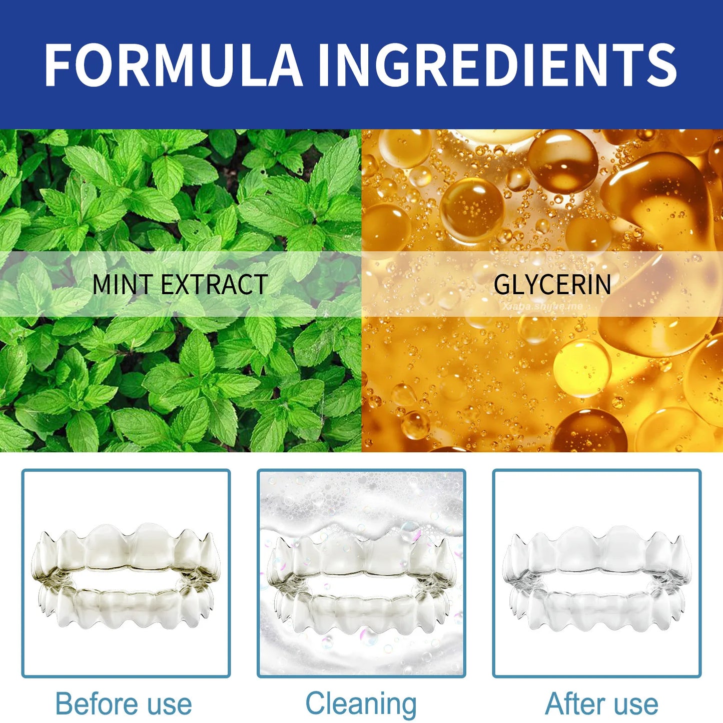 Denture Cleaner Foam