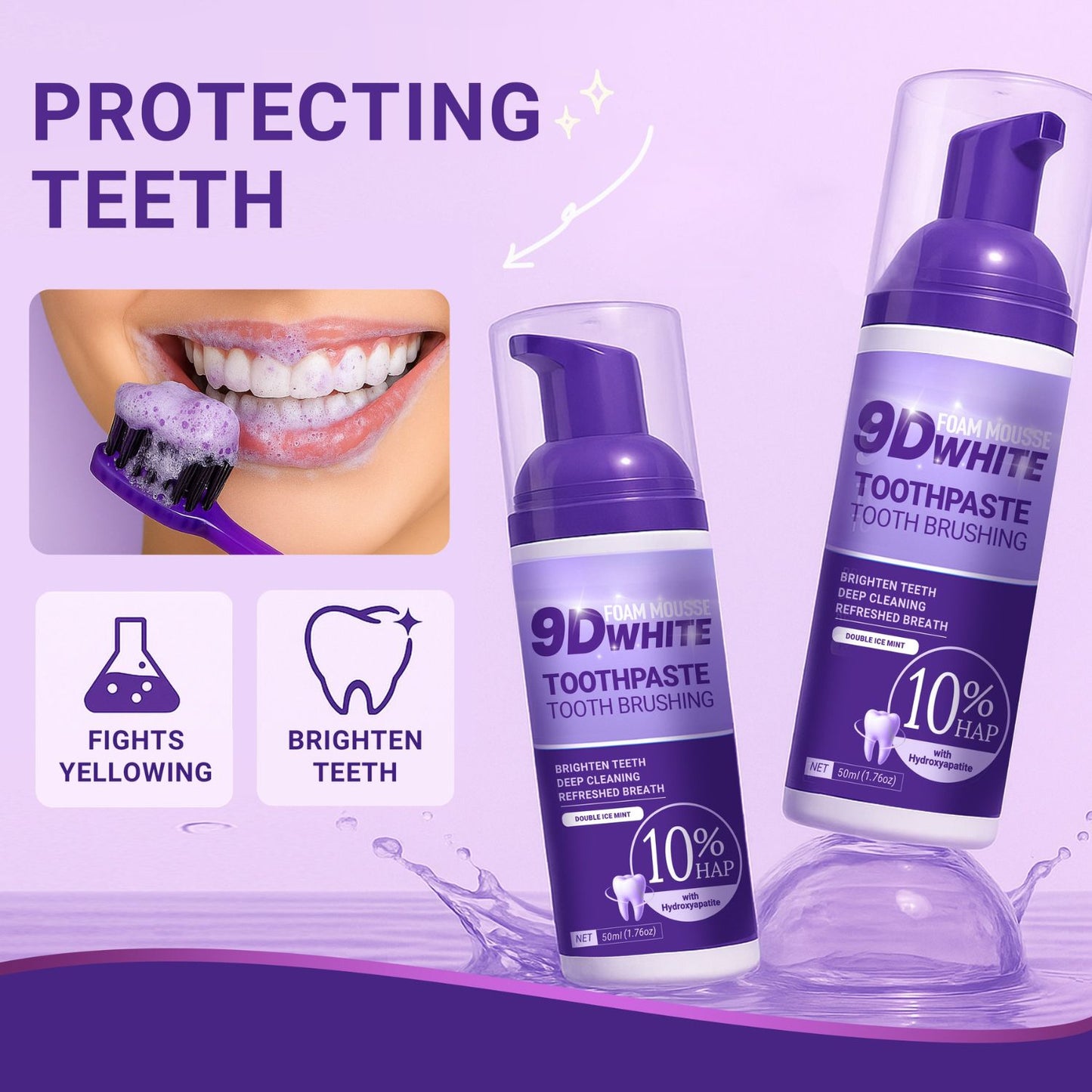 Premium Teeth Whitening Foam