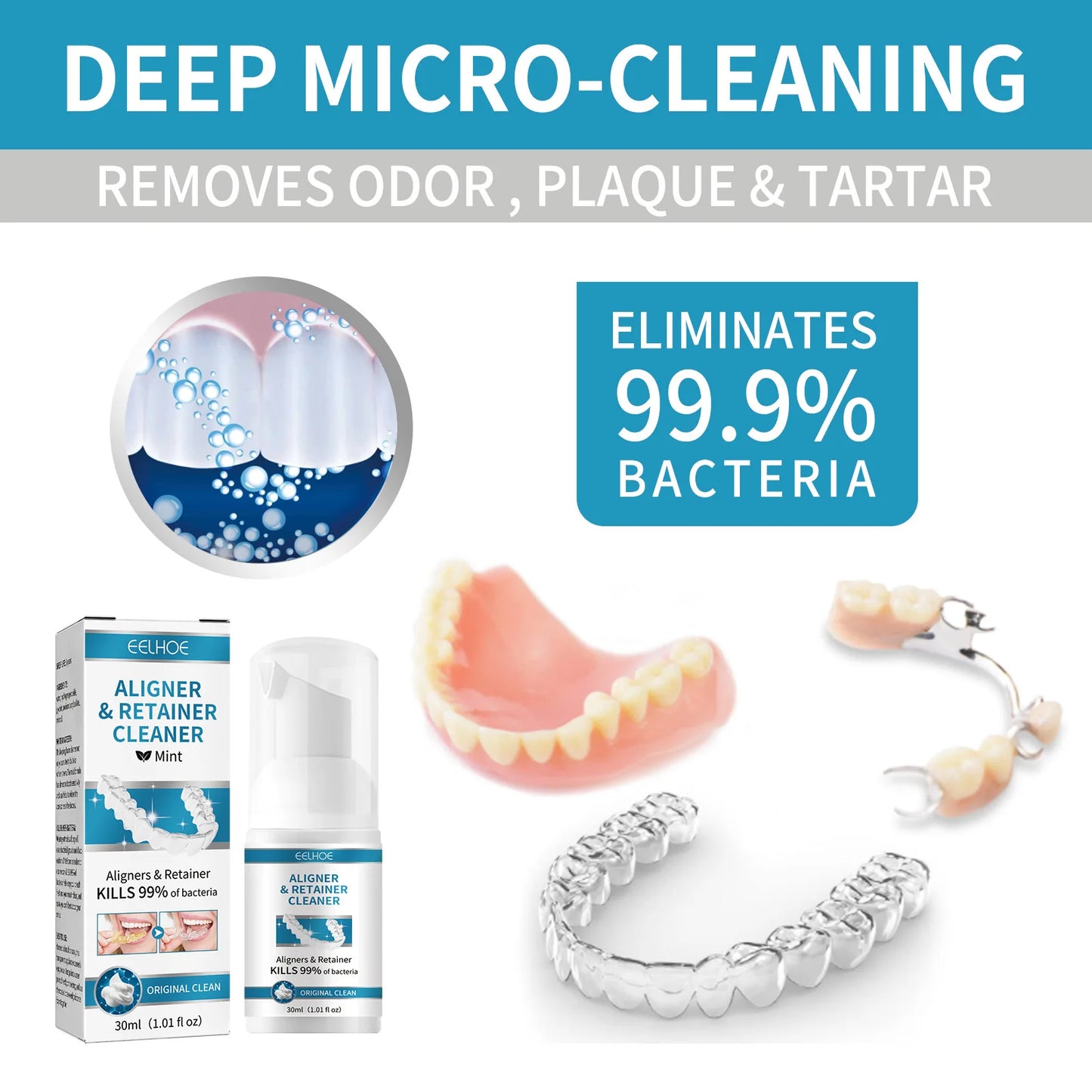 Denture Cleaner Foam